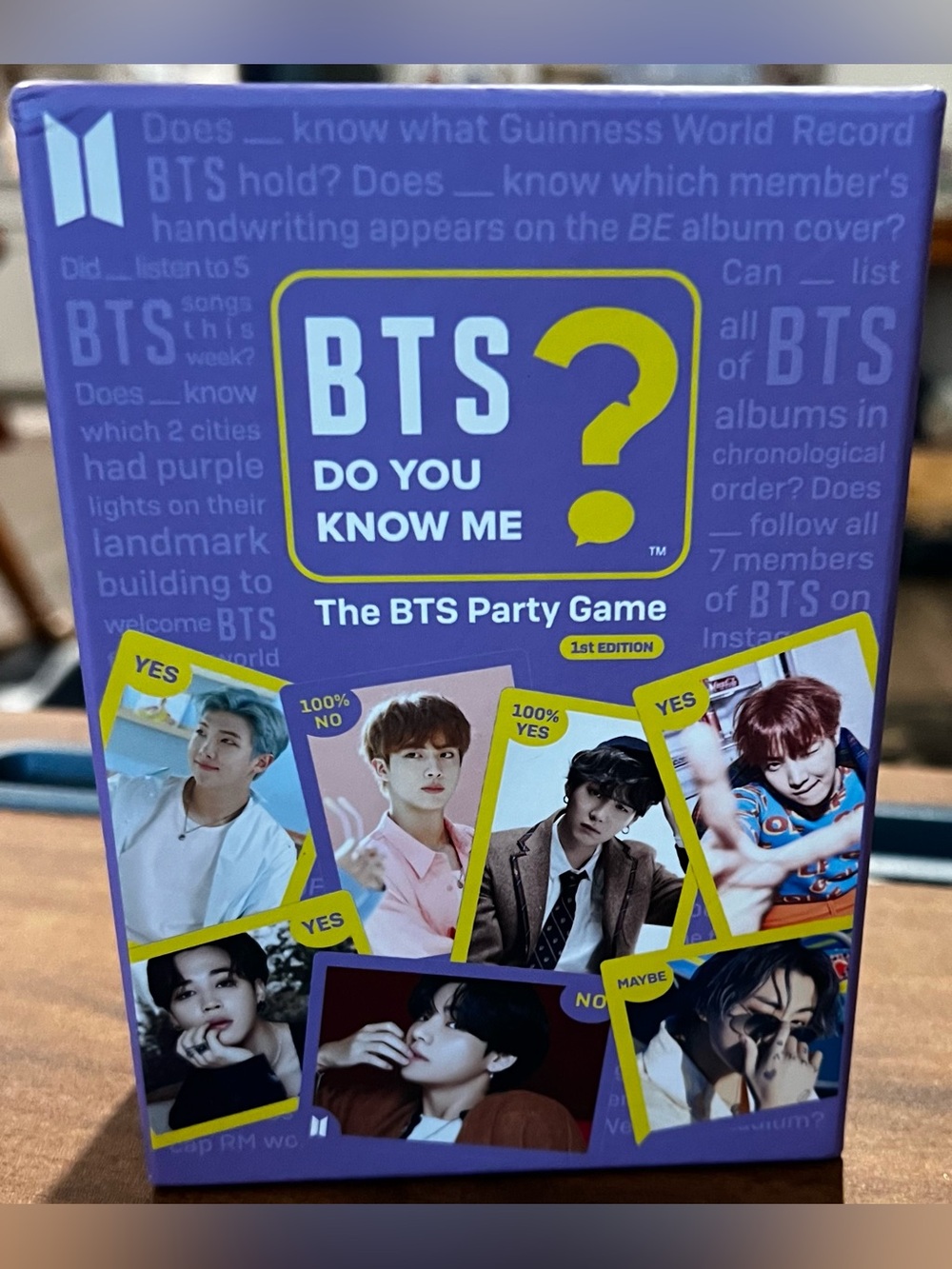 BTS Game Do You Know Me? 1st Edition Party Game NWOT K Pop